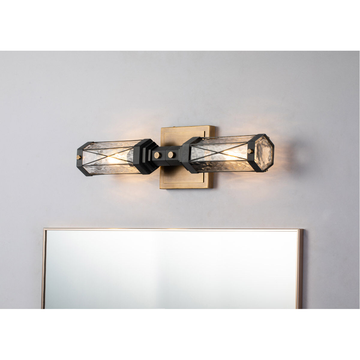 Abbey 2 Light 6 inch Weather Zinc+ ATB Bath Light Wall Light